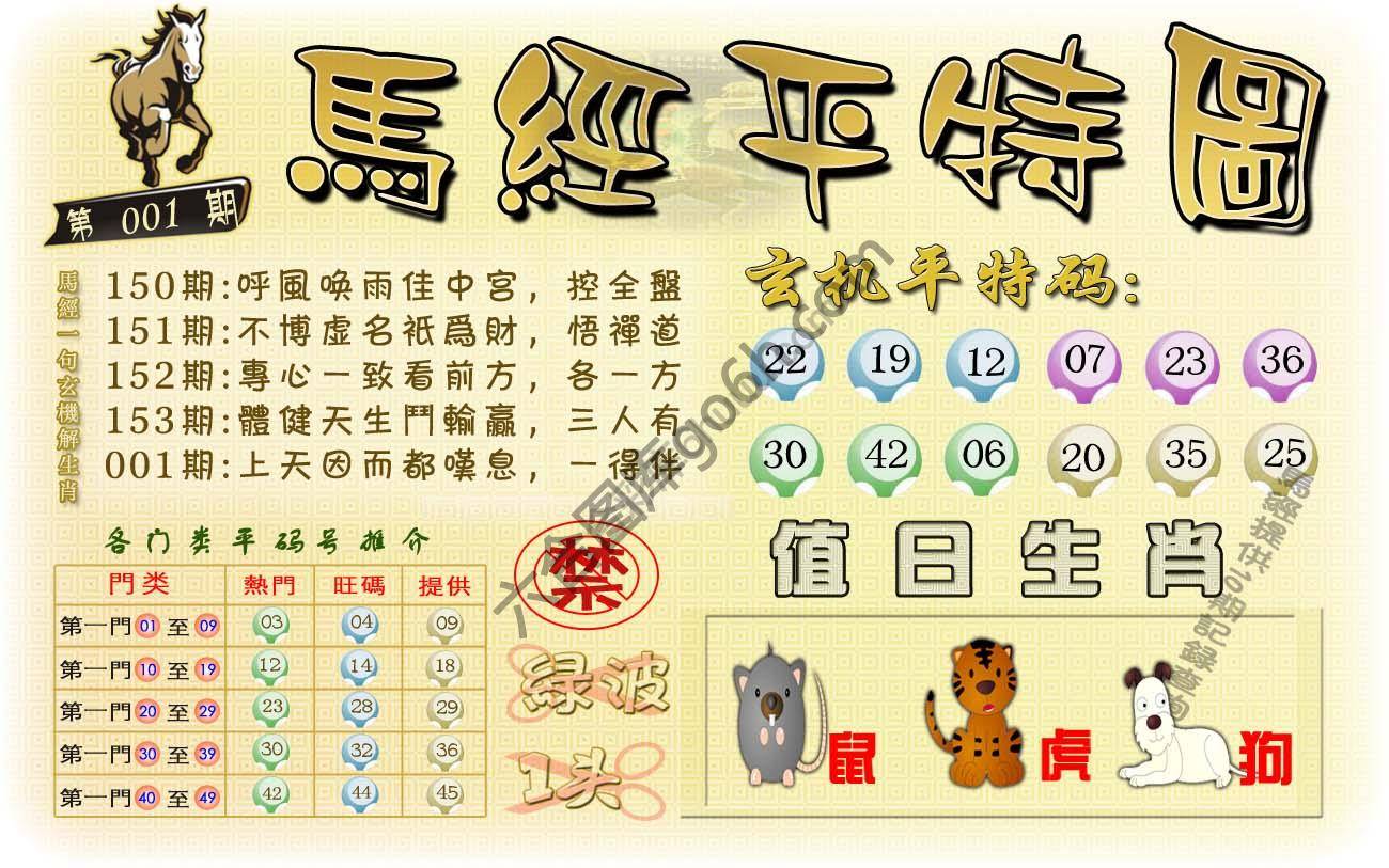 马经平特图