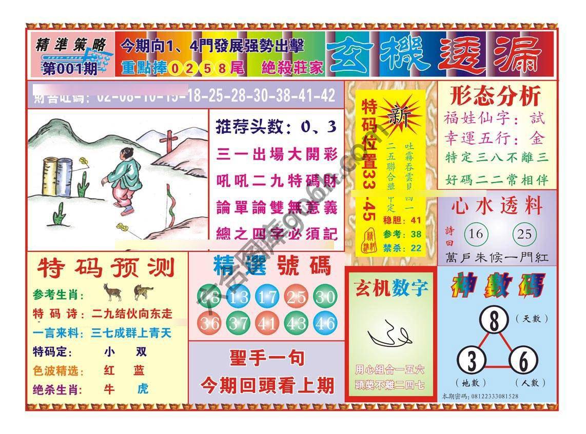 玄机透漏