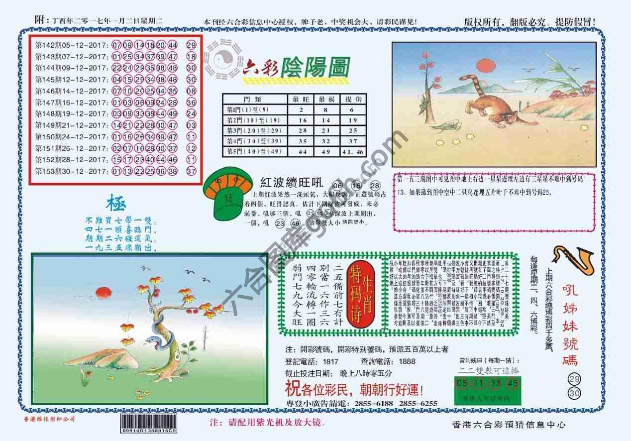 六彩阴阳图