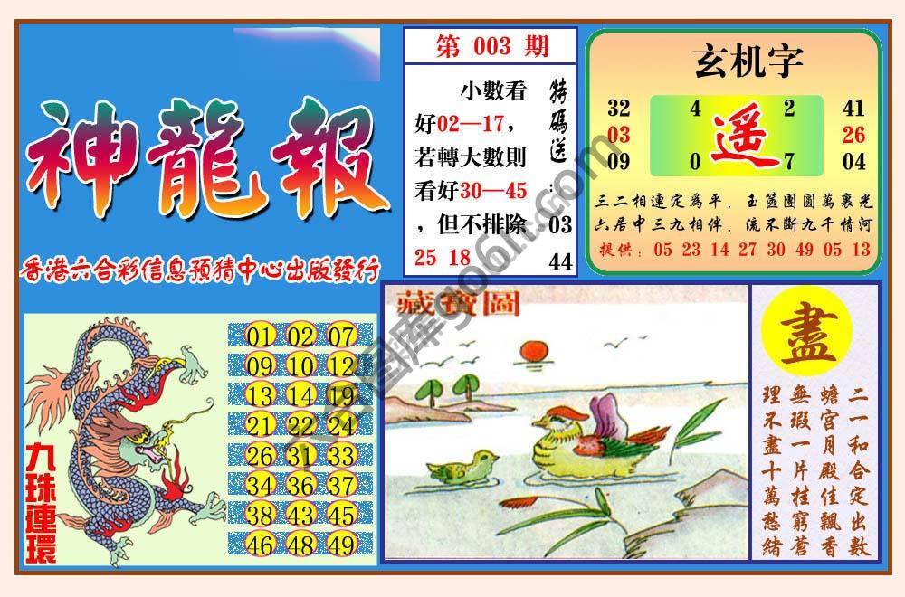 蓝月亮神龙报
