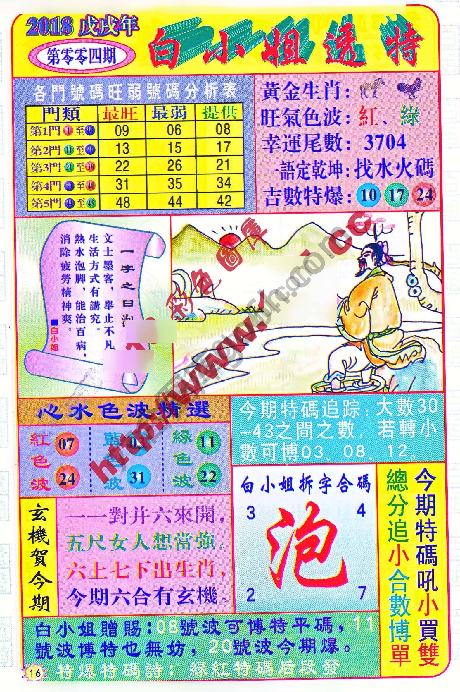 白小姐透特