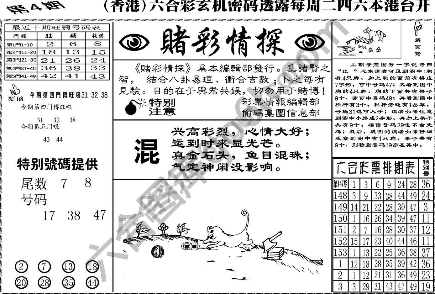 赌彩情探