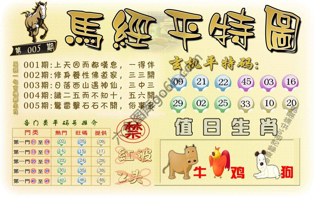 马经平特图