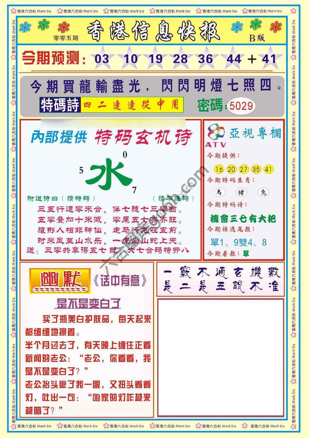 香港信息快报