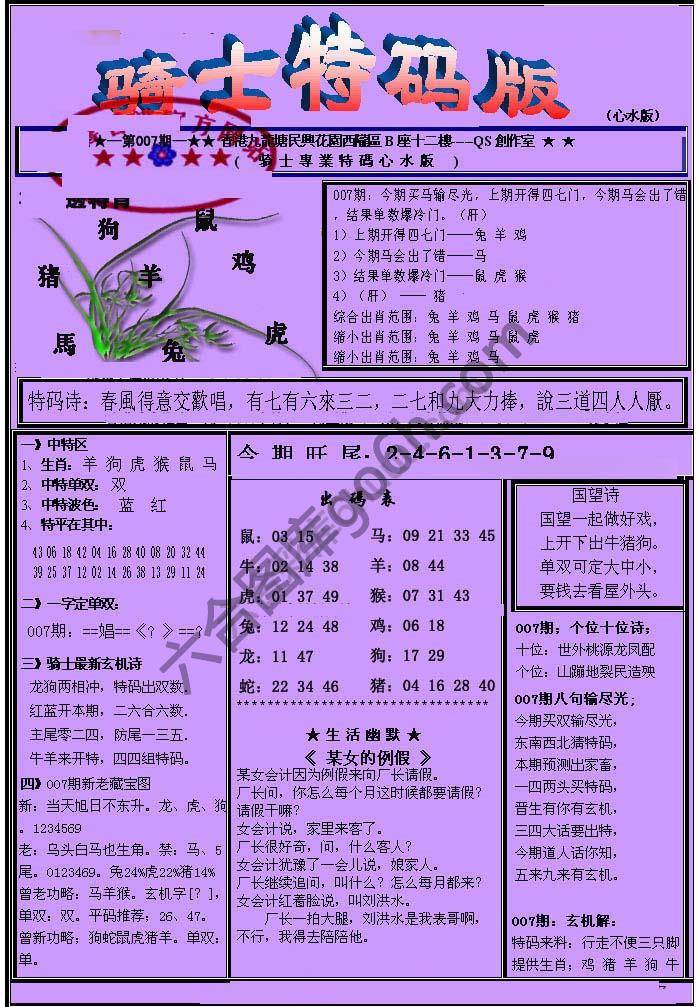 另类骑士特码版