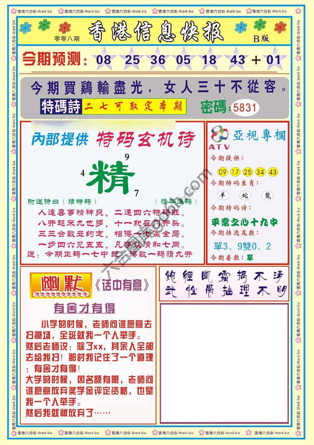 香港信息快报