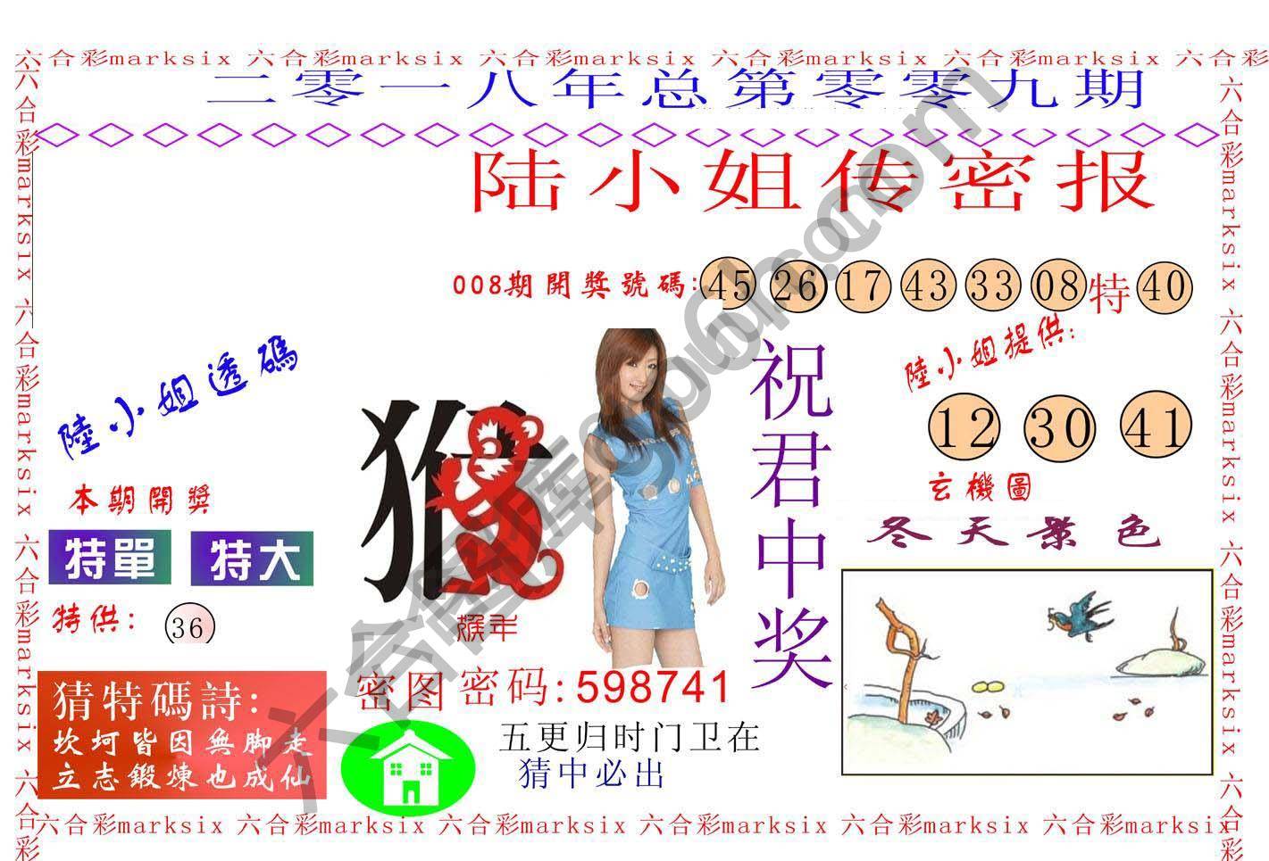 陆小姐传密