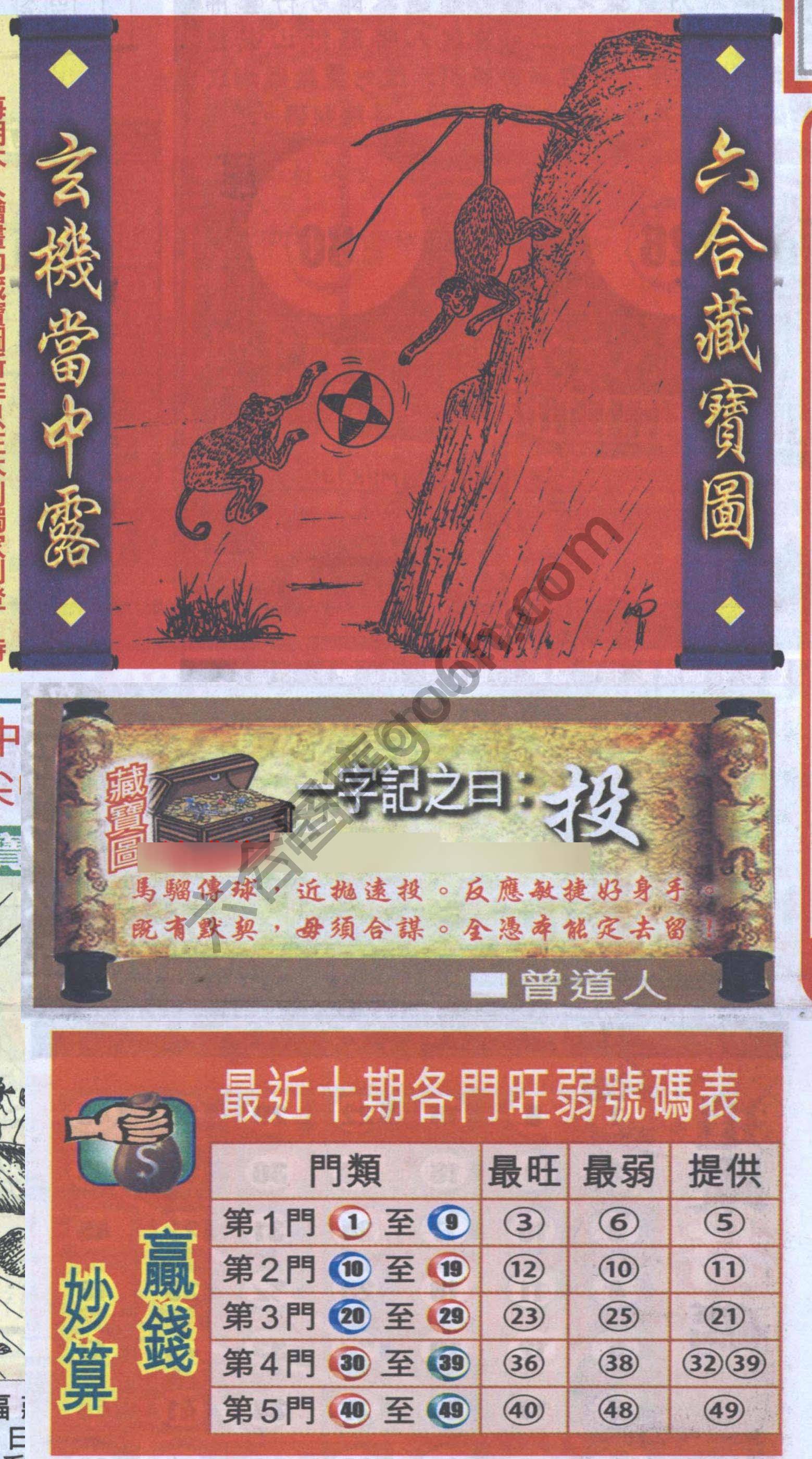 高清跑狗图