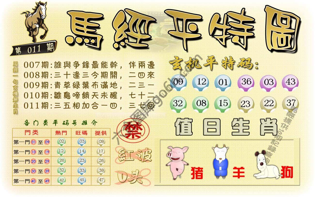 马经平特图