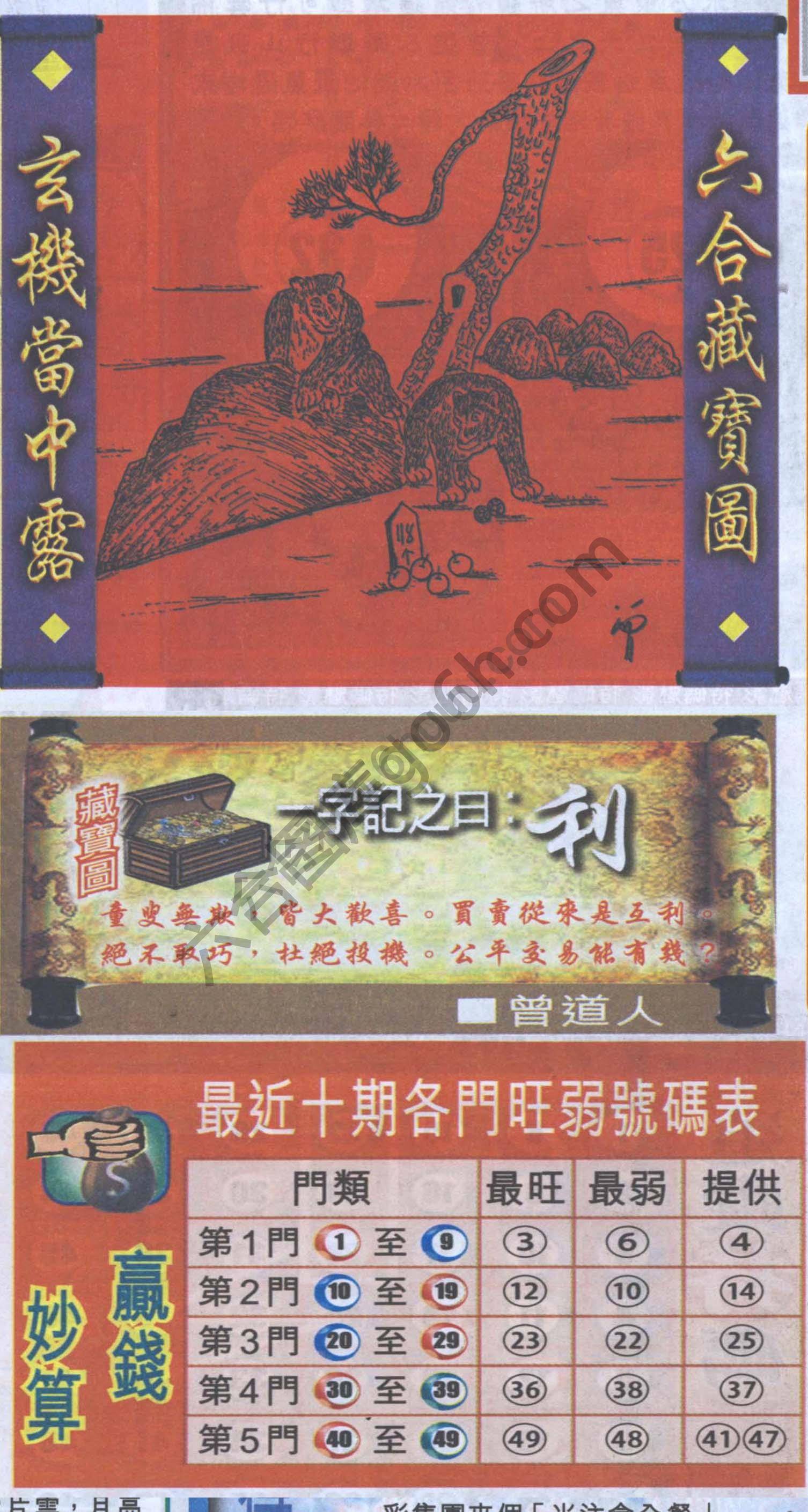 高清跑狗图
