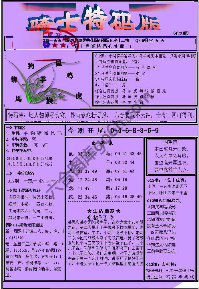 另类骑士特码版