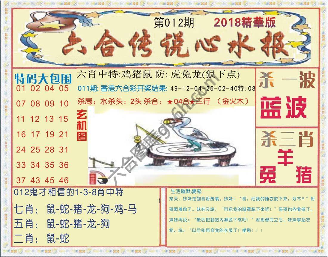 六合传说心水报