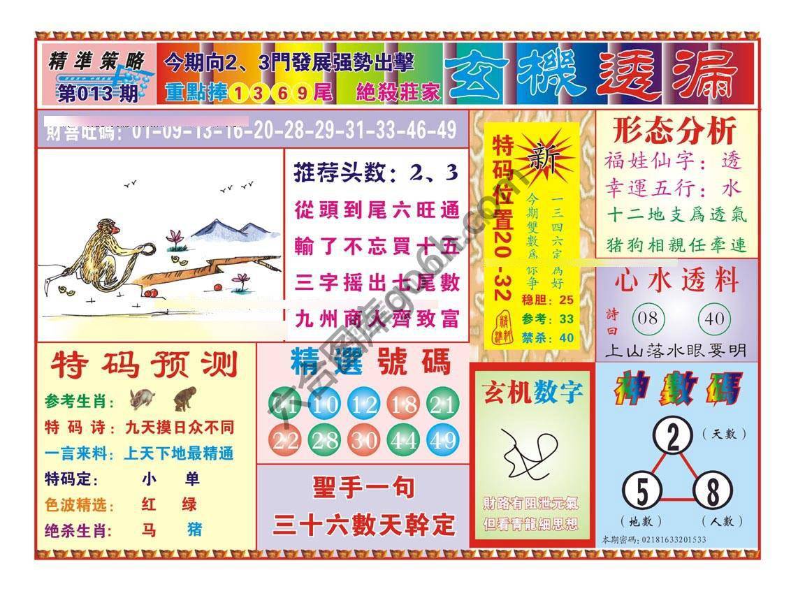 玄机透漏