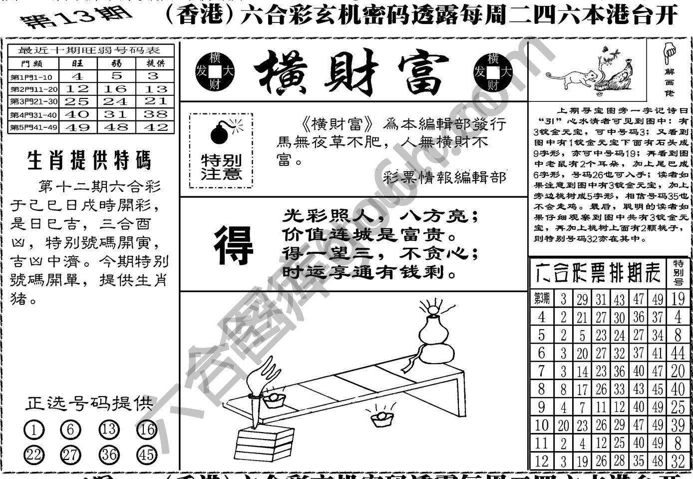 横财富