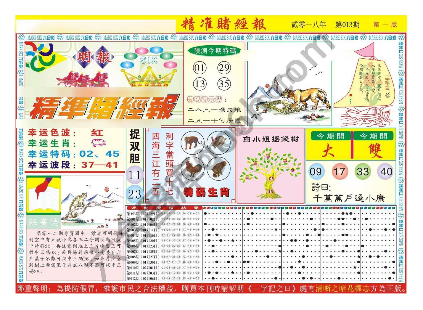 精准赌经报