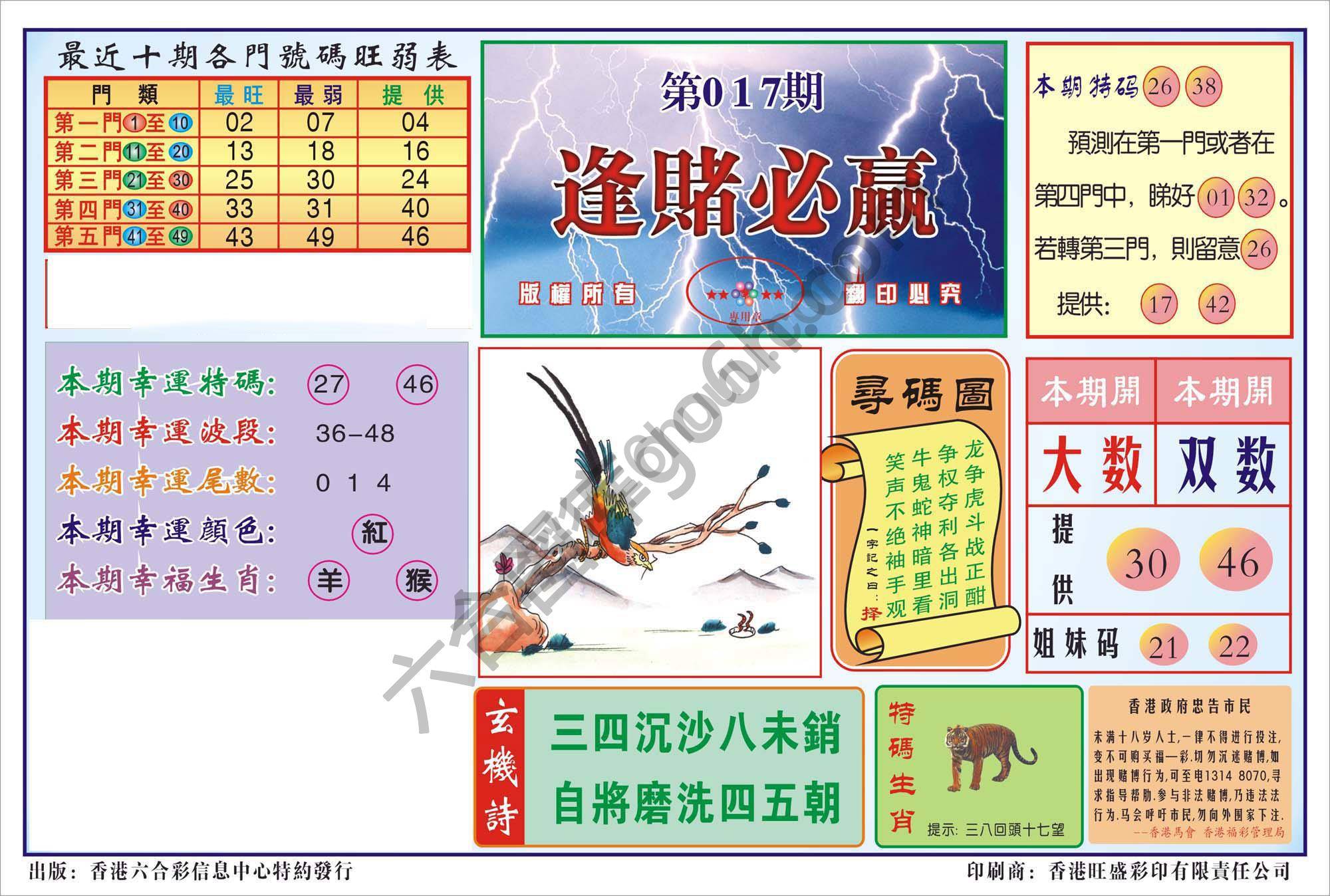 香港逢赌必羸