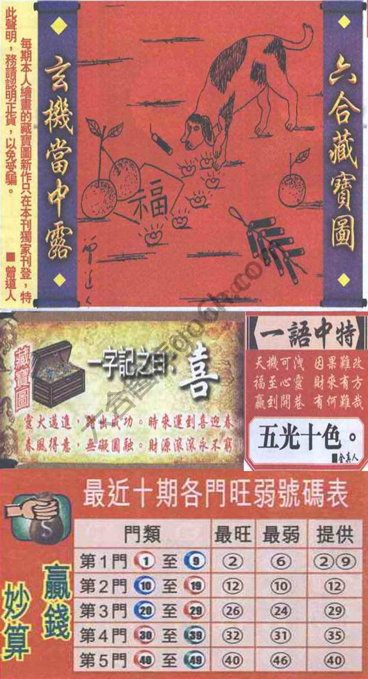 高清跑狗图