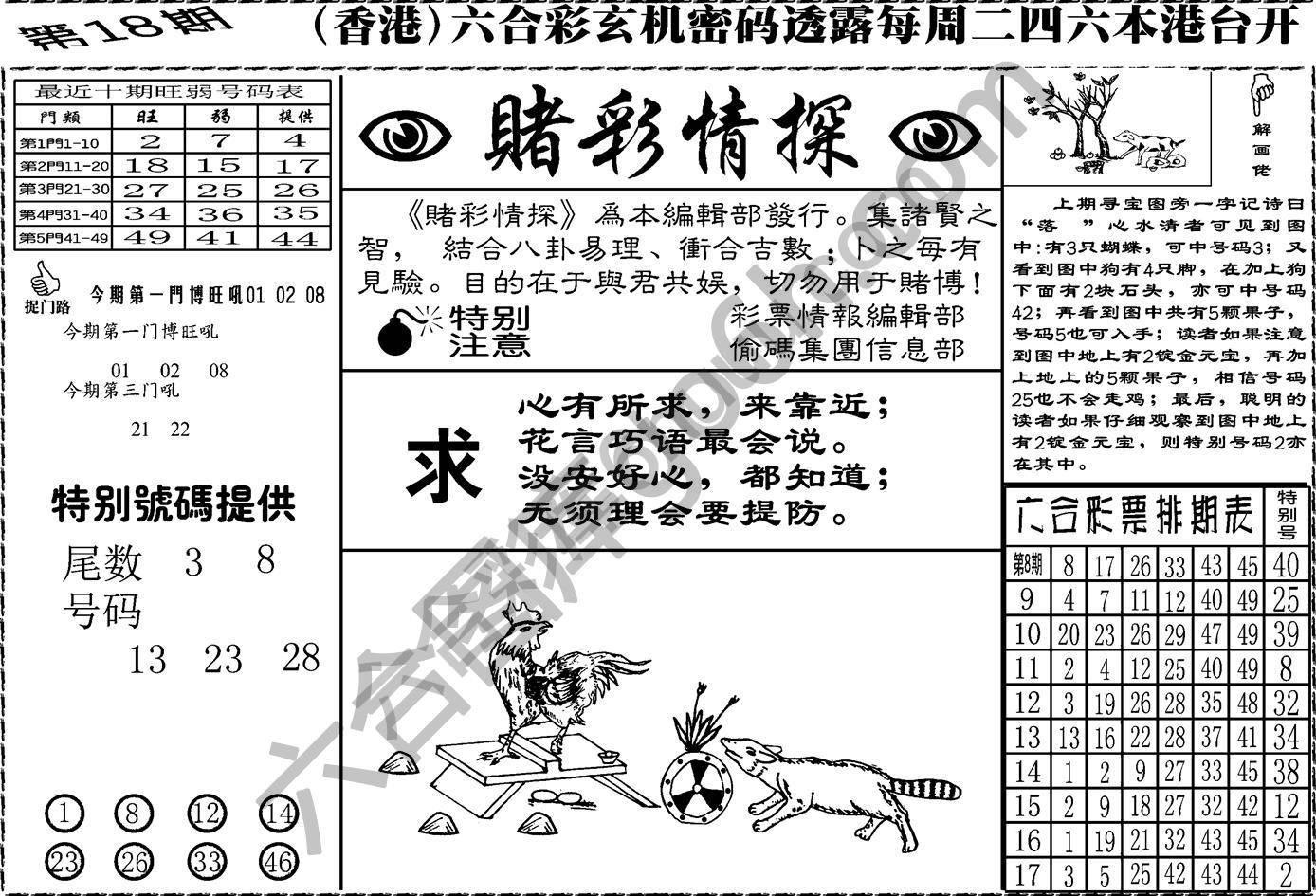 赌彩情探