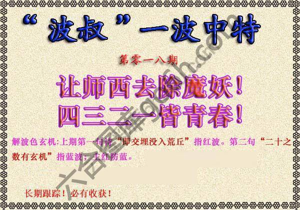 波叔一波中特