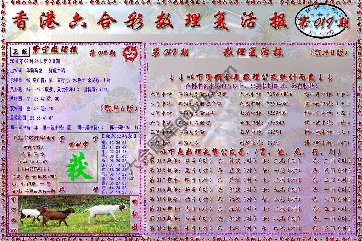 数理复活报