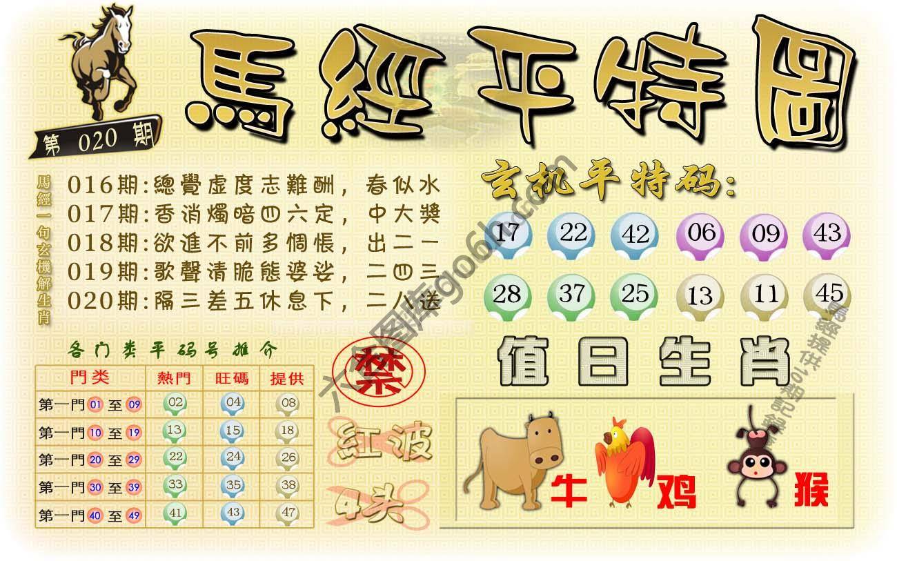 马经平特图