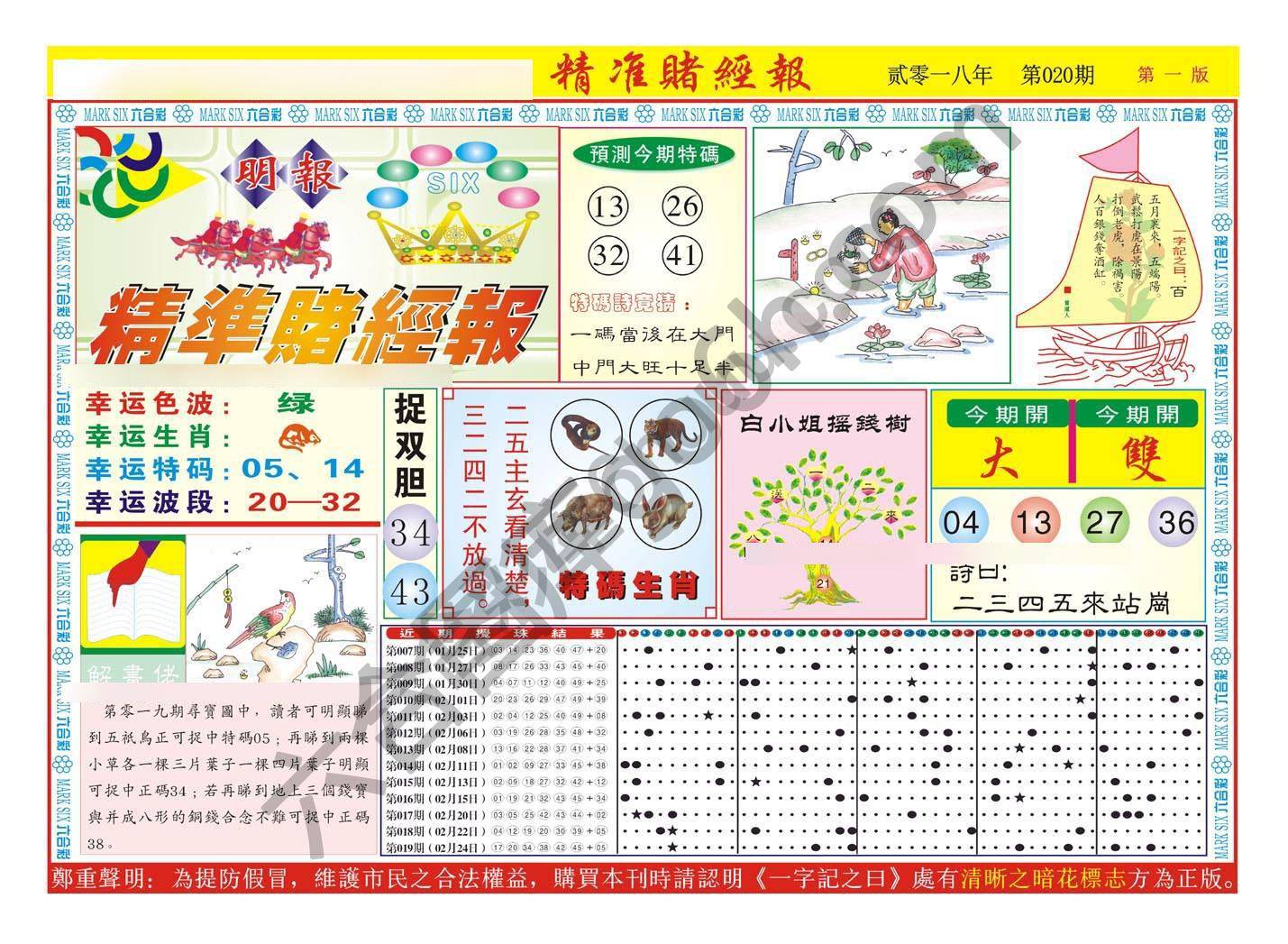 精准赌经报