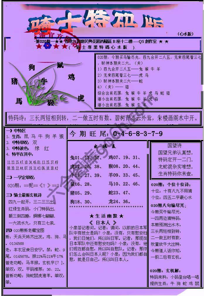另类骑士特码版