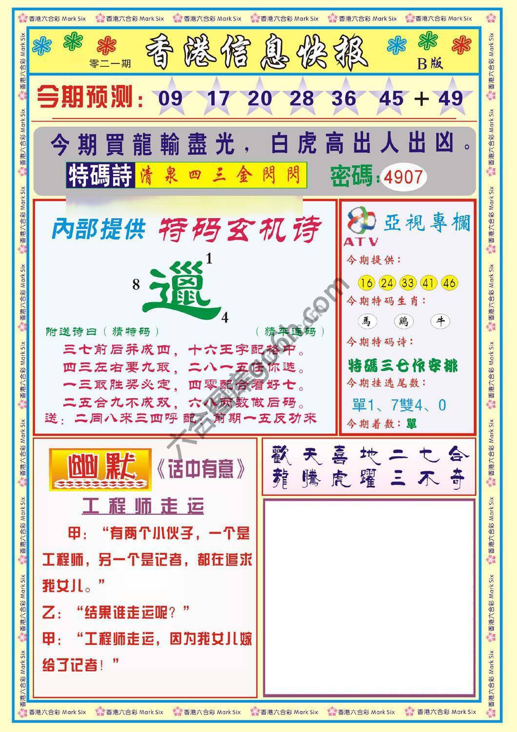 香港信息快报