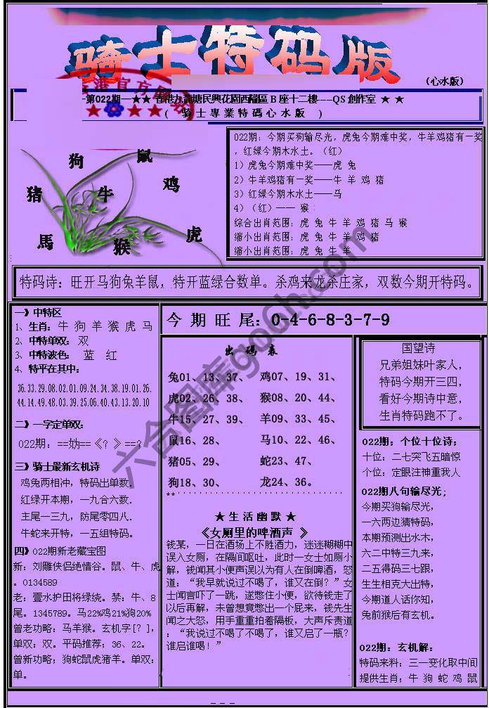 另类骑士特码版