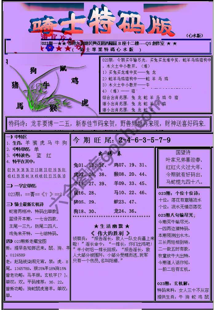 另类骑士特码版