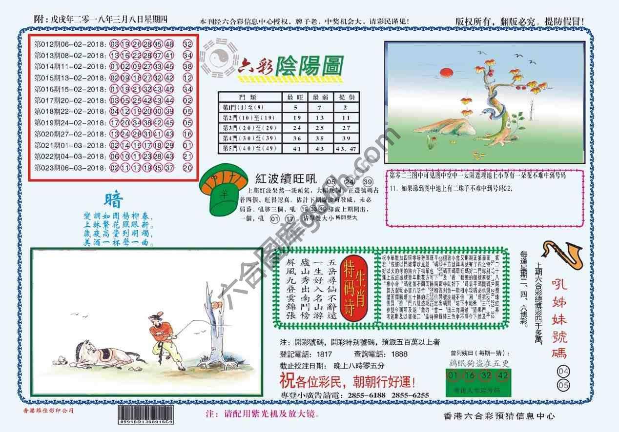 六彩阴阳图