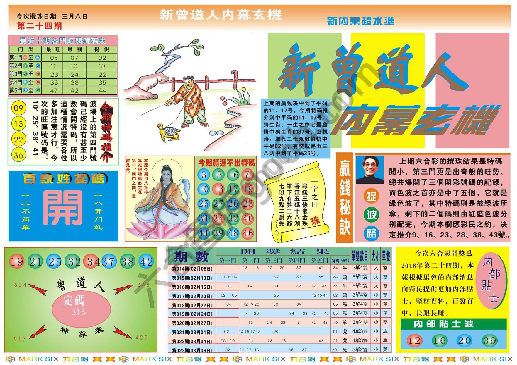 新曾道人内幕玄机