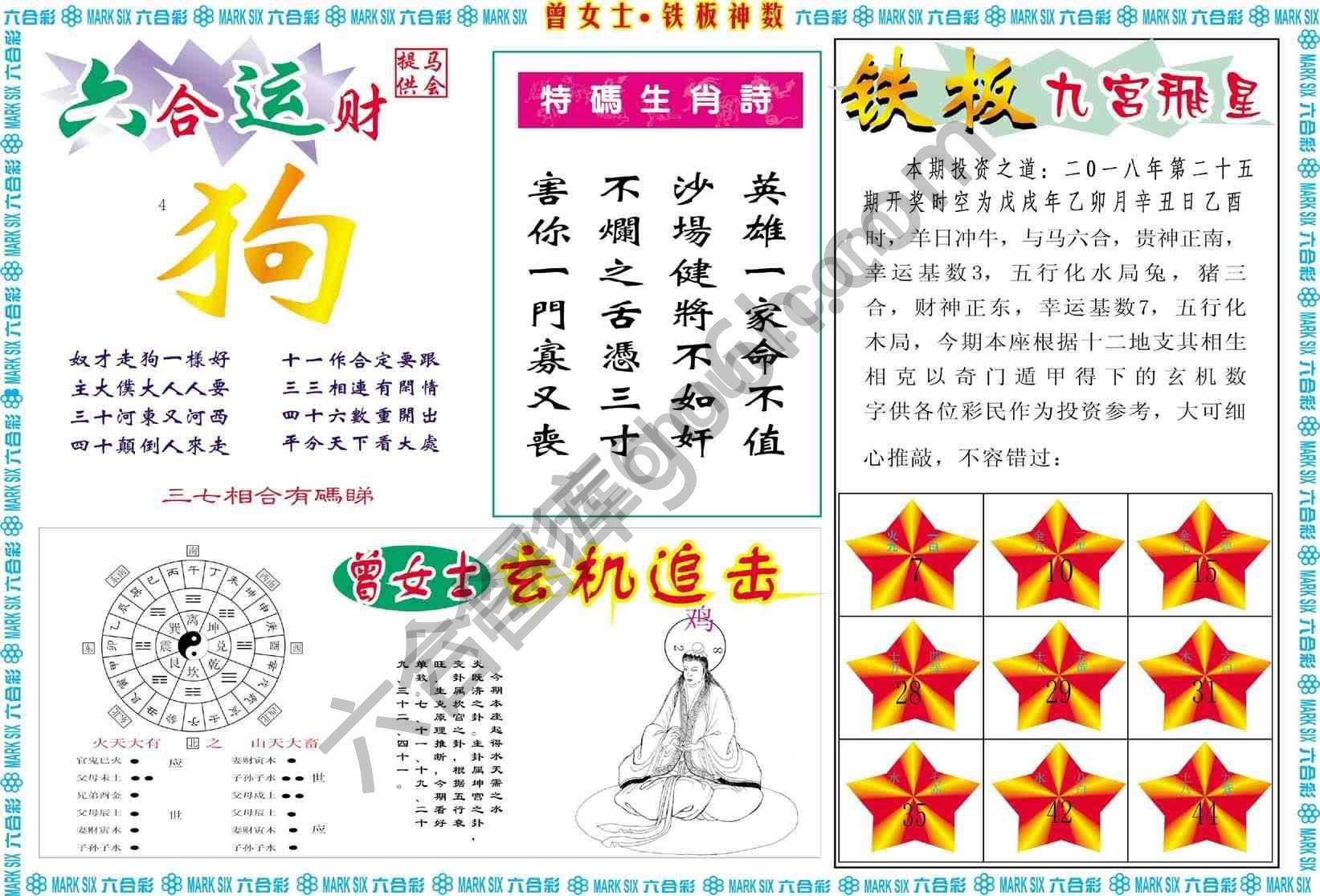 曾女士铁板神数