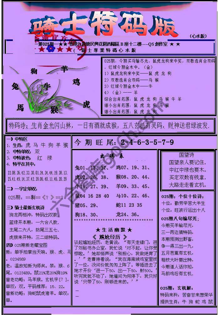 另类骑士特码版