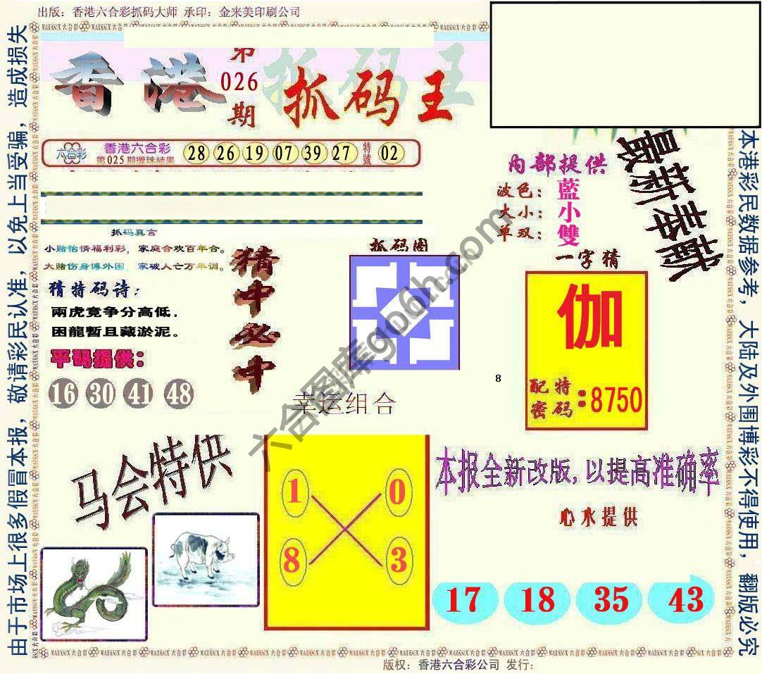 新抓码王