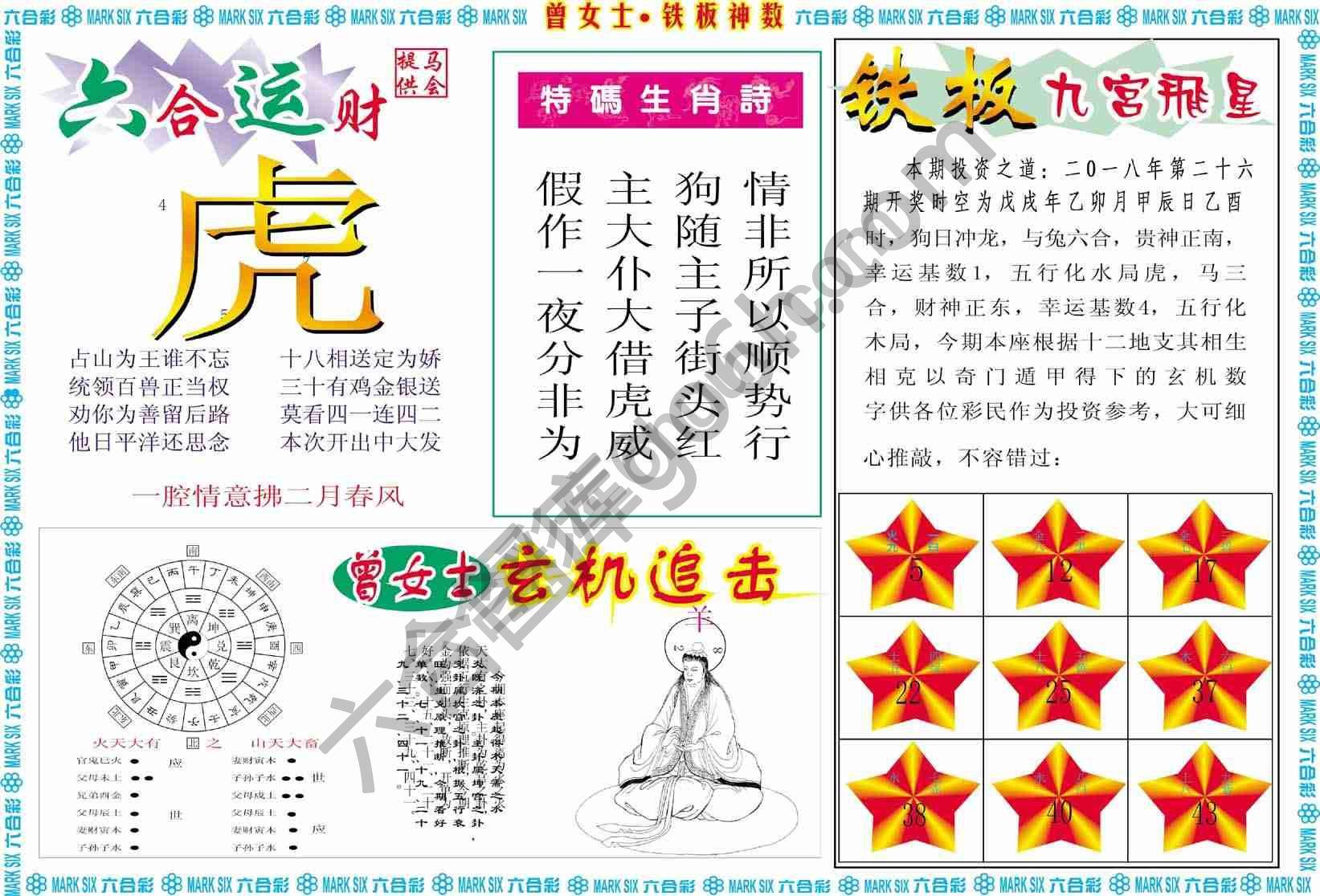 曾女士铁板神数