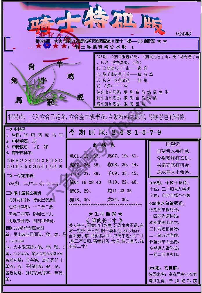 另类骑士特码版