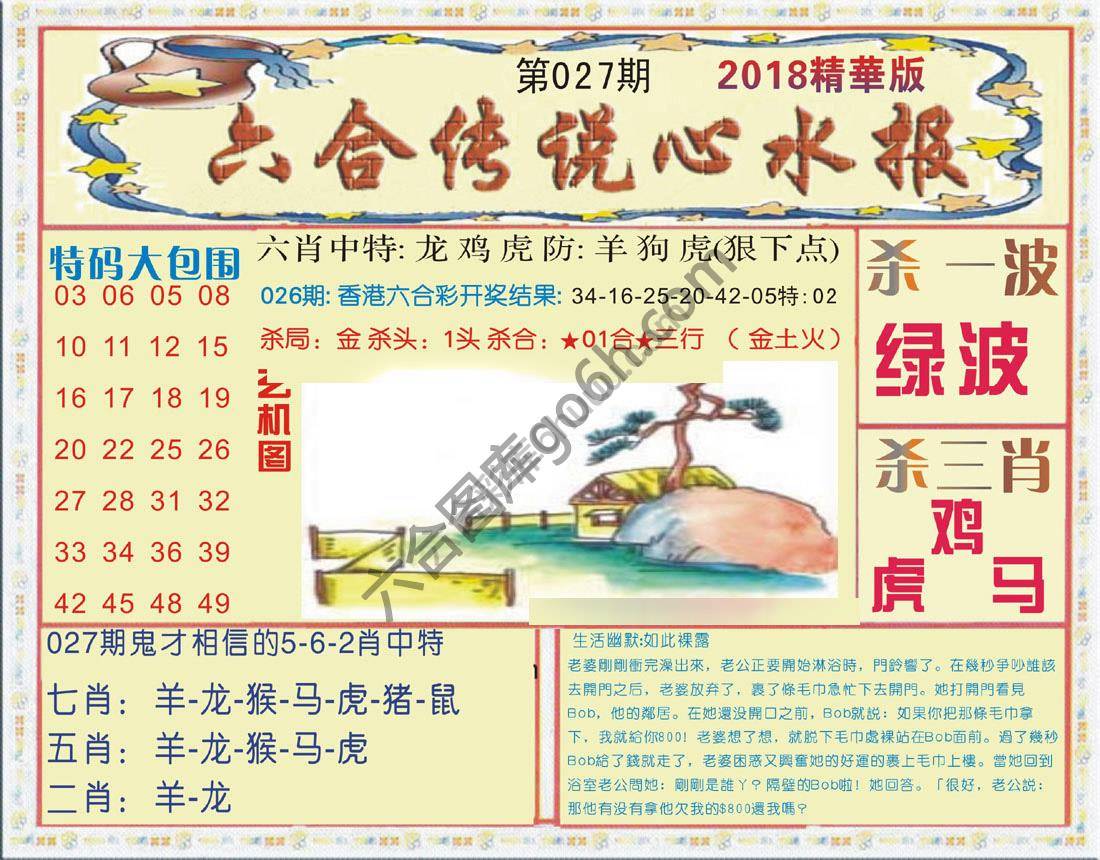 六合传说心水报