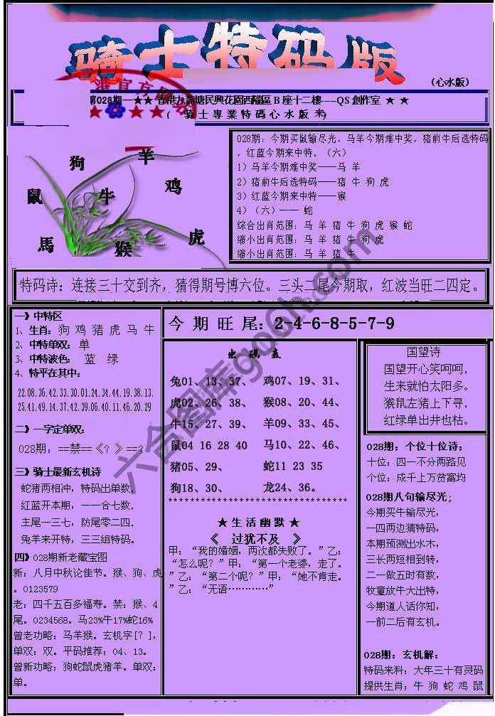 另类骑士特码版