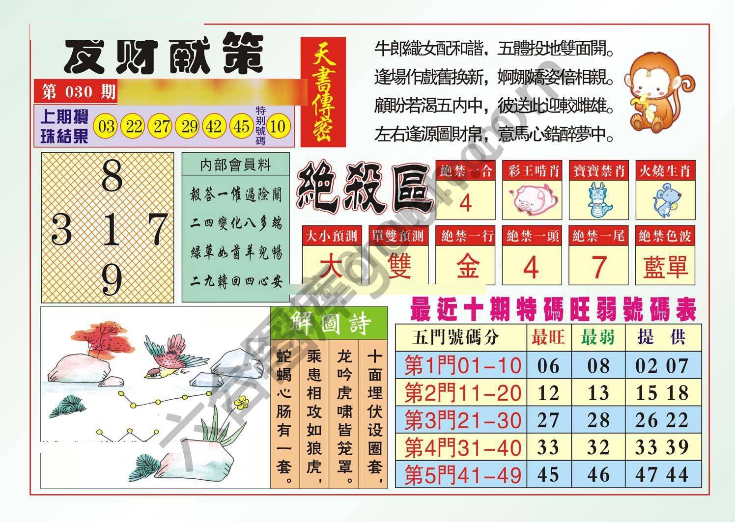 发财献策