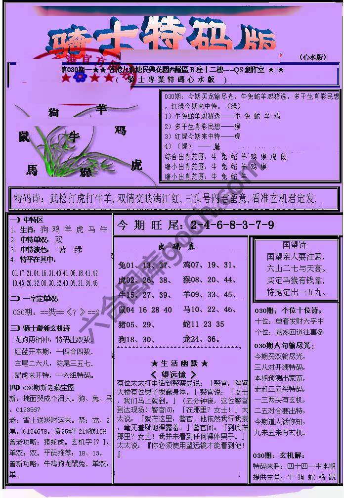 另类骑士特码版