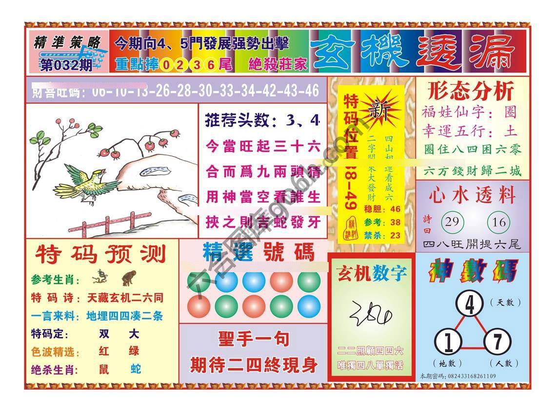 玄机透漏