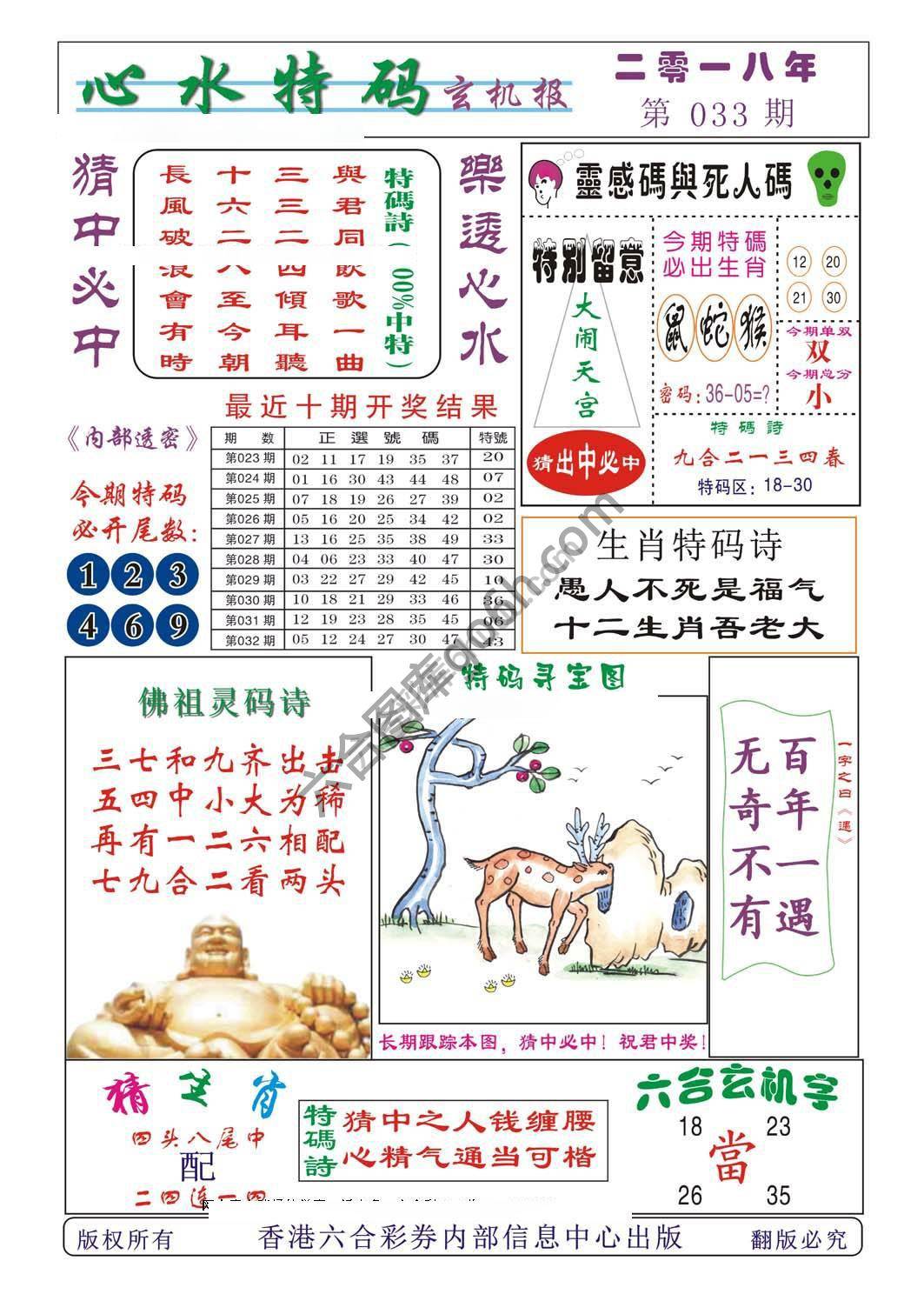 心水特码
