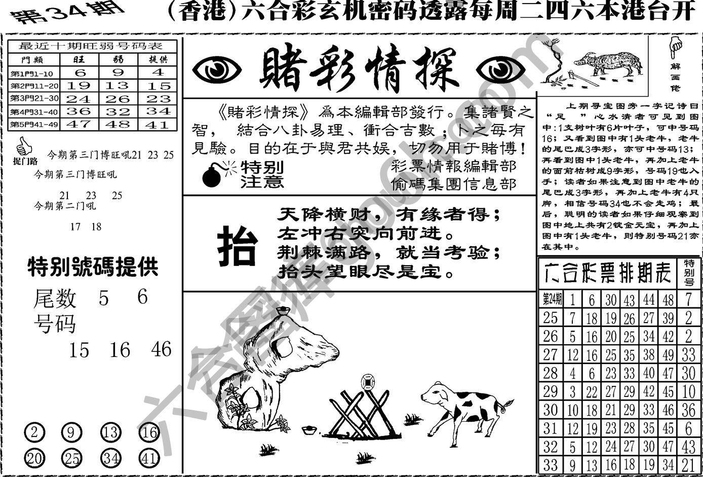 赌彩情探