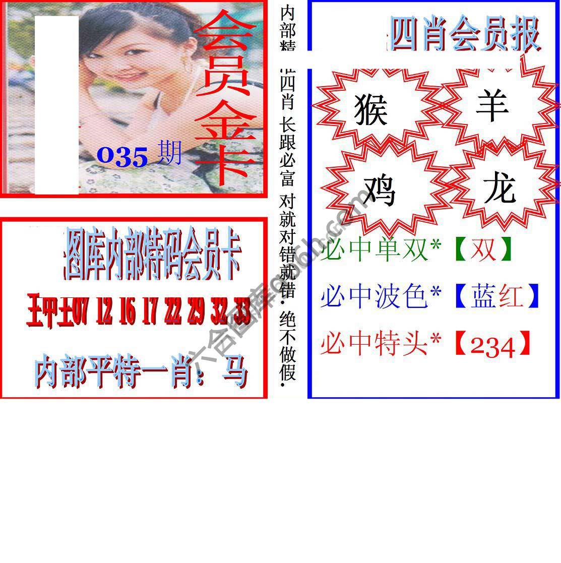 马经四肖会员报