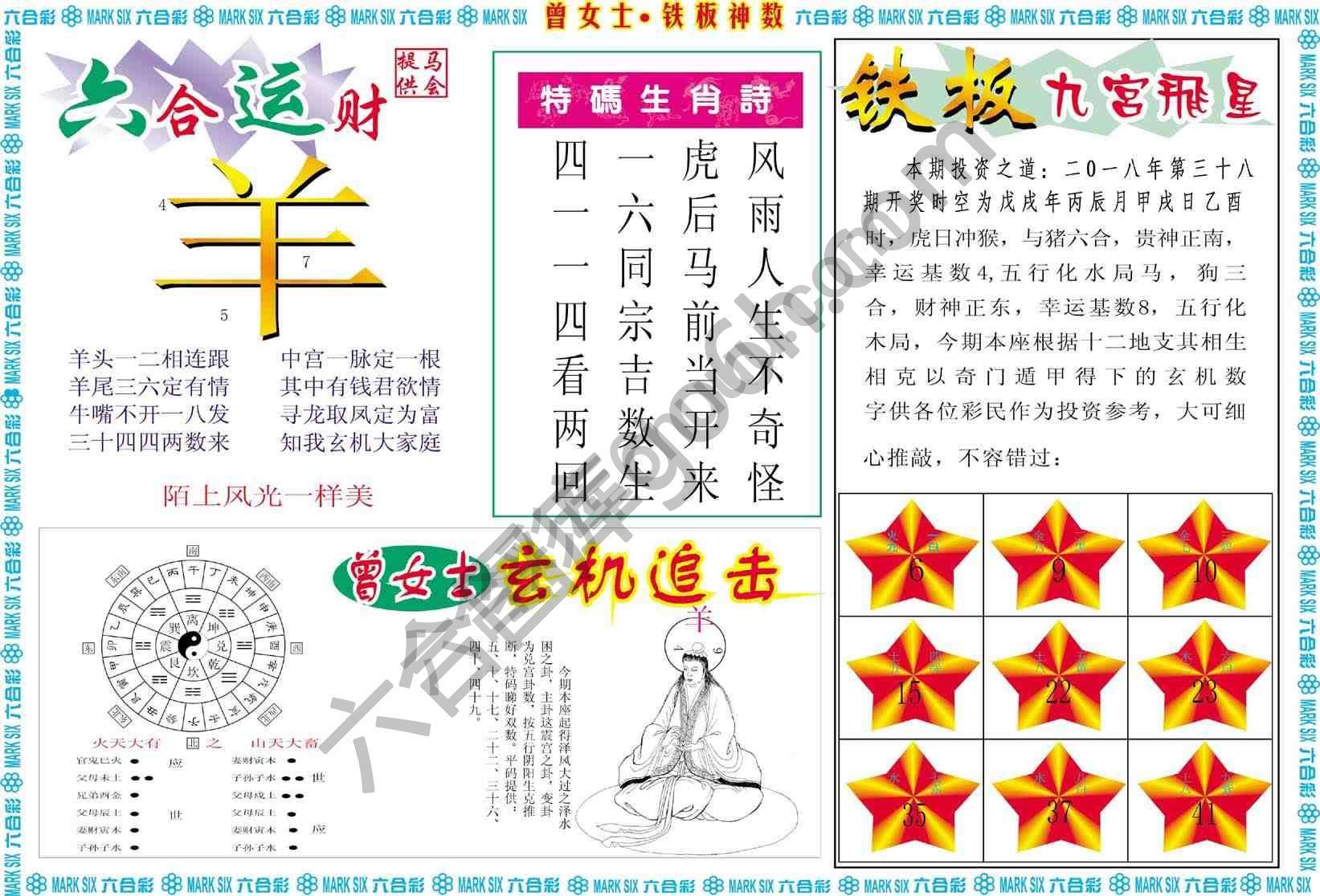曾女士铁板神数