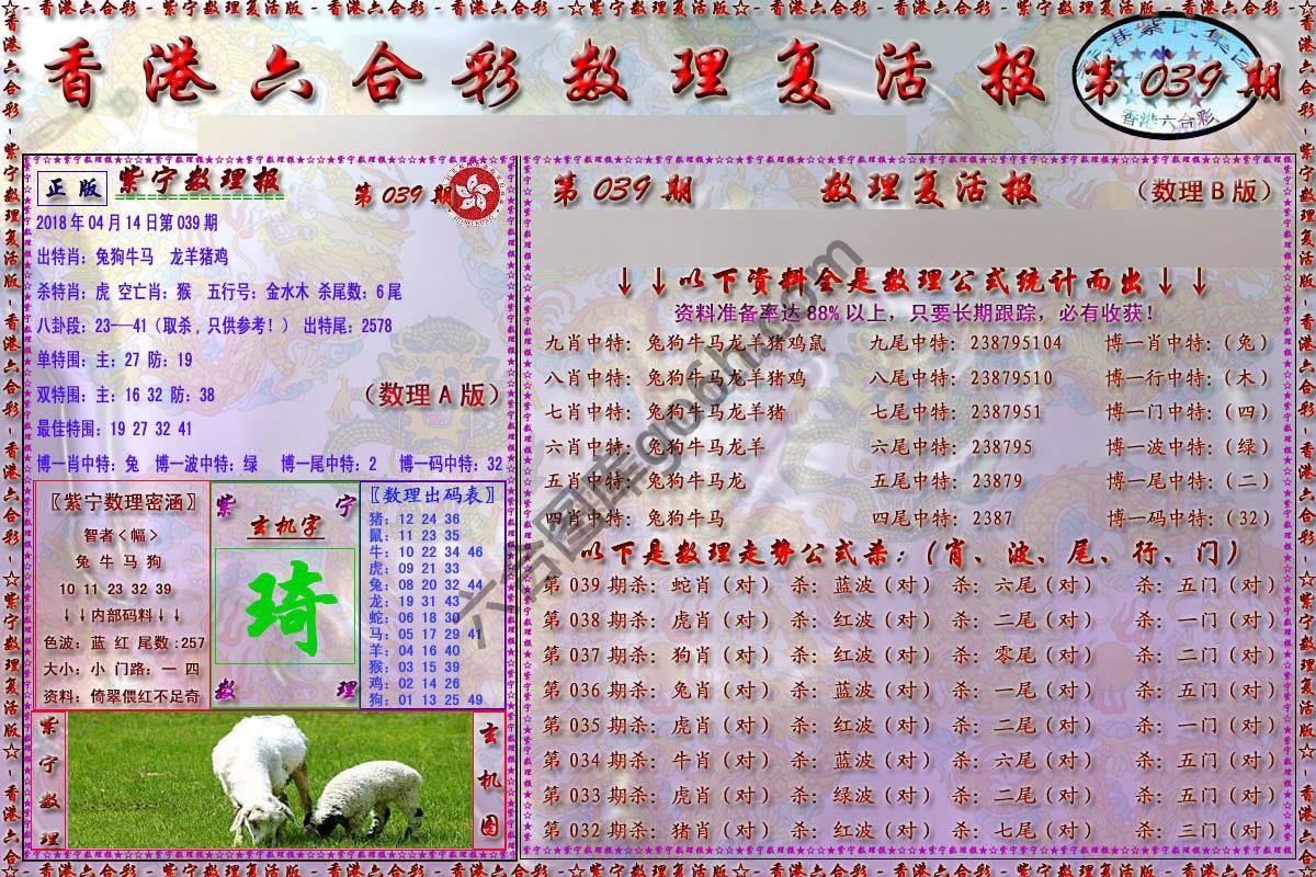 数理复活报