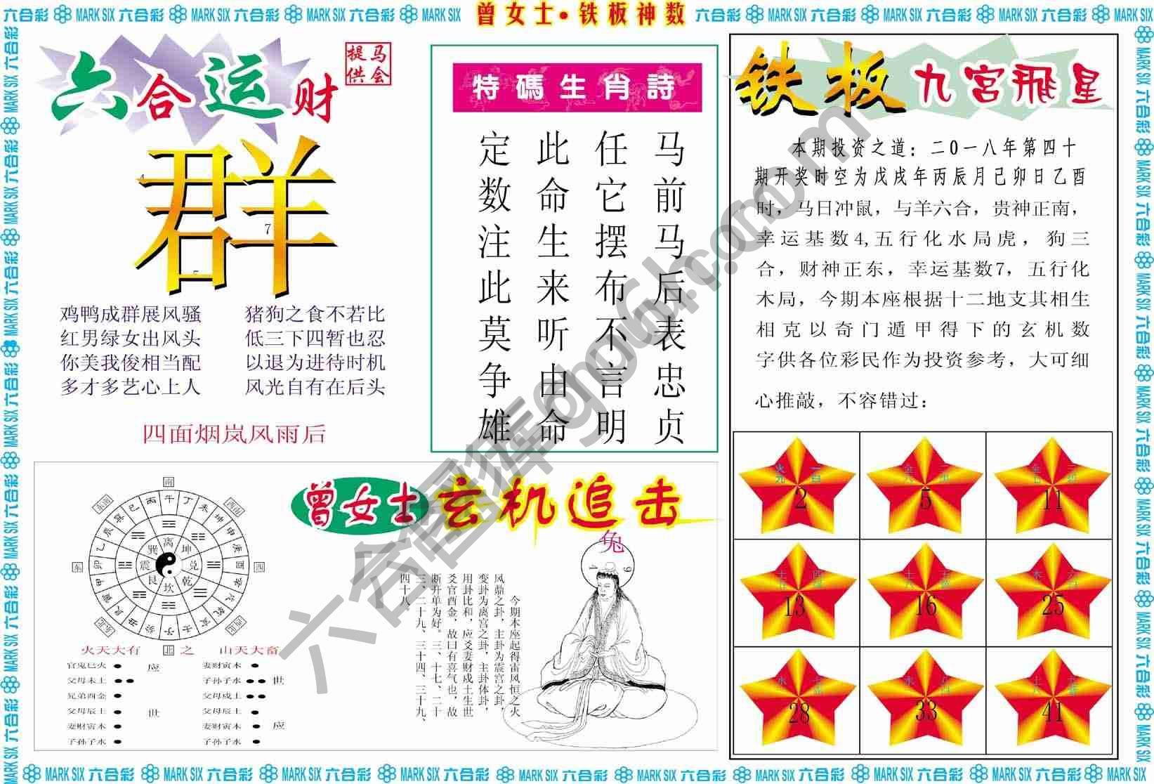 曾女士铁板神数