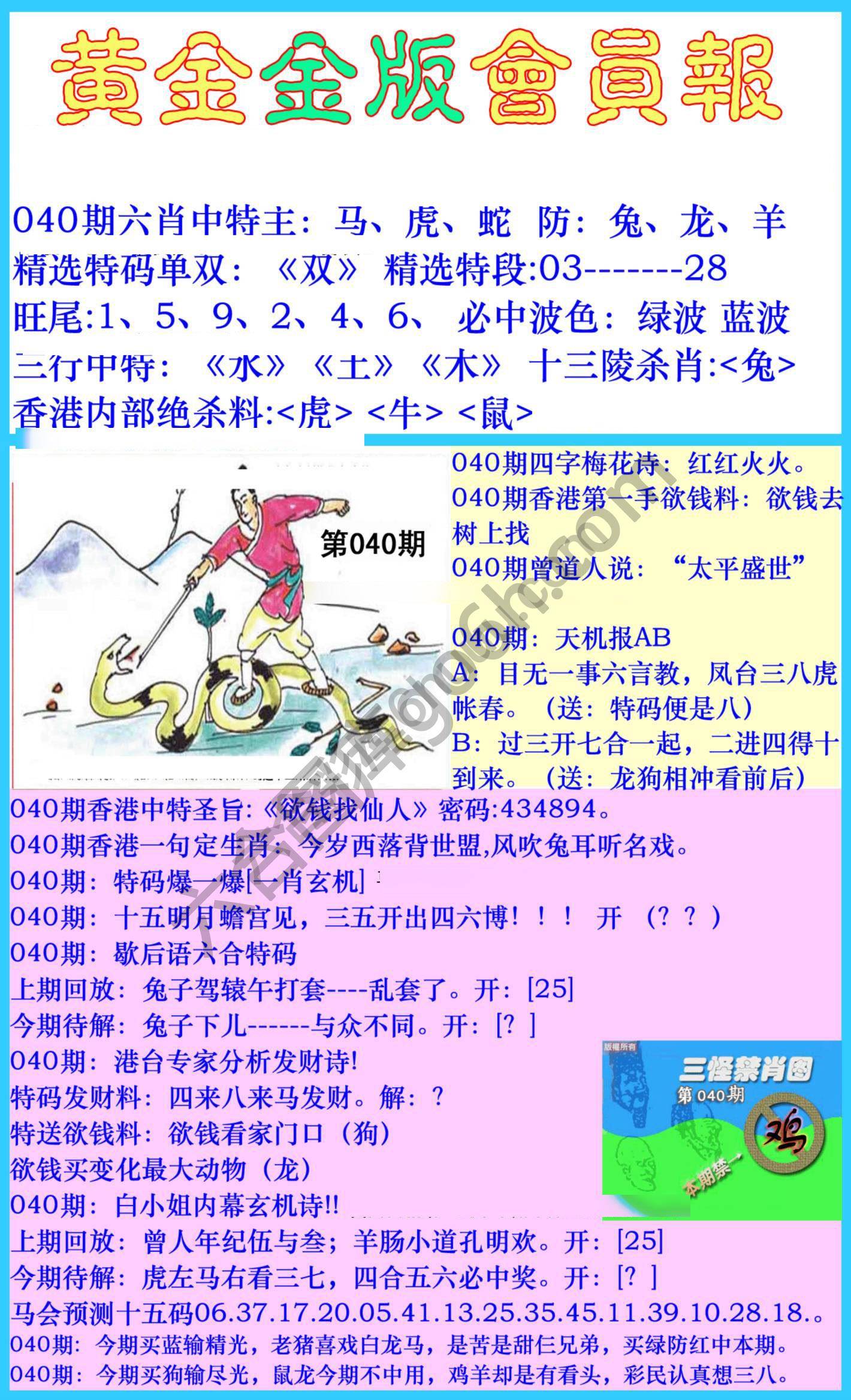 黄金金版会员报