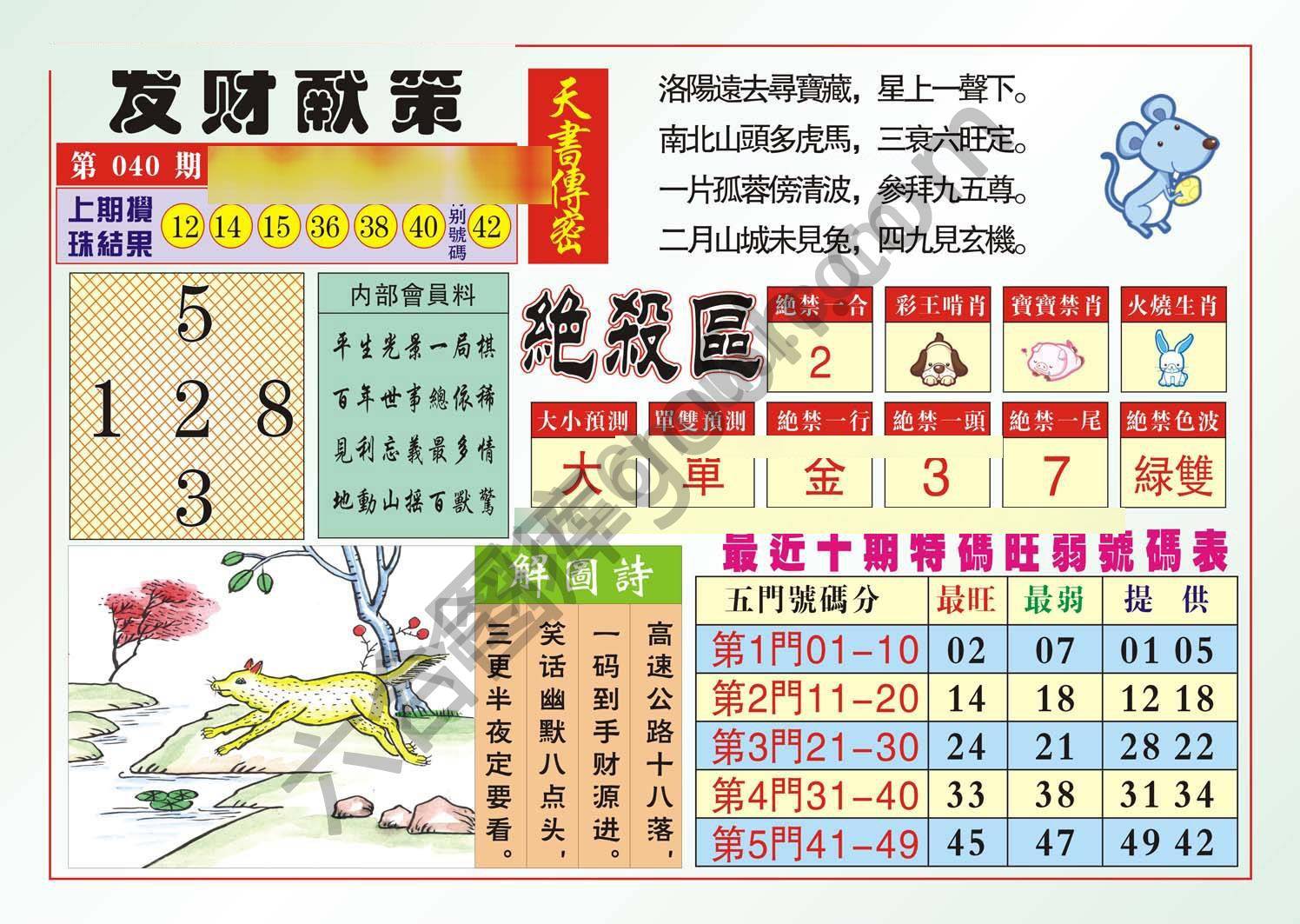 发财献策